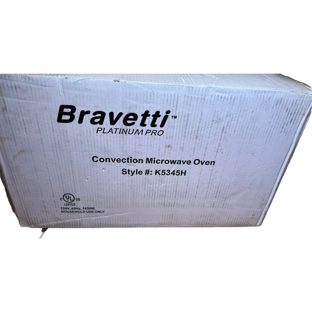 Bravetti Platinum Pro Convection Microwave Oven K5345H Brand New In Box - Picture 5 of 7